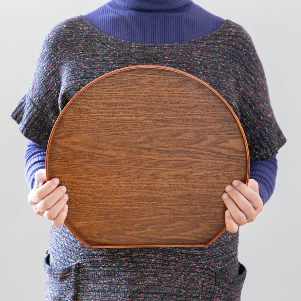 楽天市場】【レビュー特典付き】 お盆 36cm トレー 半月膳 半月盆 木製