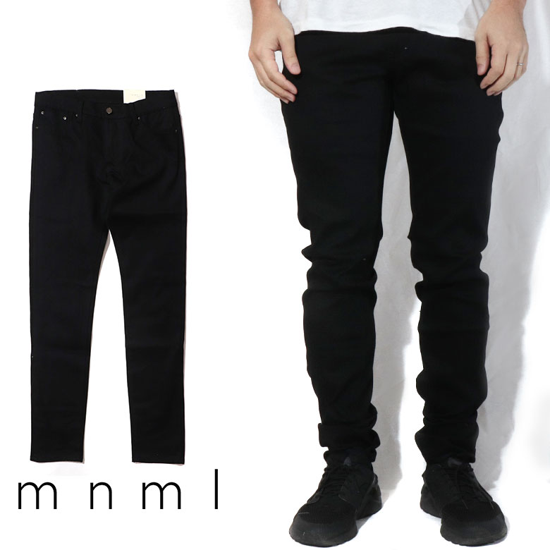 楽天市場】mnml ミニマル X43 STRETCH DENIM クラッシュ ダメージ