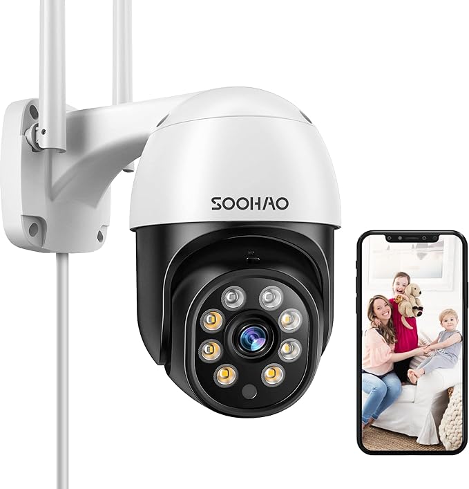 楽天市場】SOOHAO 防犯カメラ ワイヤレス 500万画素 屋外/内用 防水 首