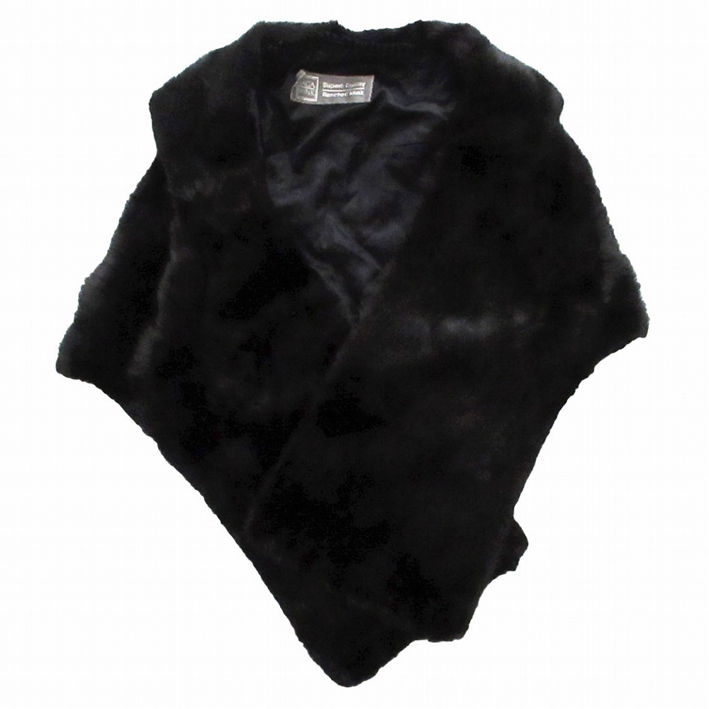 楽天市場】saga ミンク ポンチョの通販