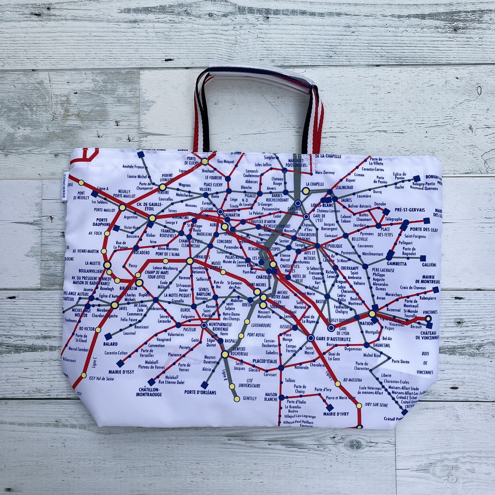 楽天市場】ゆうパケット選択可COG.オリジナル メトロトート M パリ路線