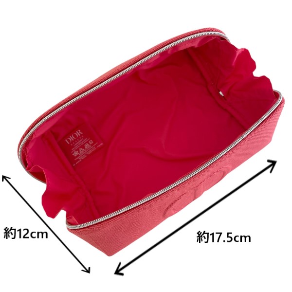 Dior ノベルティメイクアップポーチ アイマスク・シュシュ・コットン