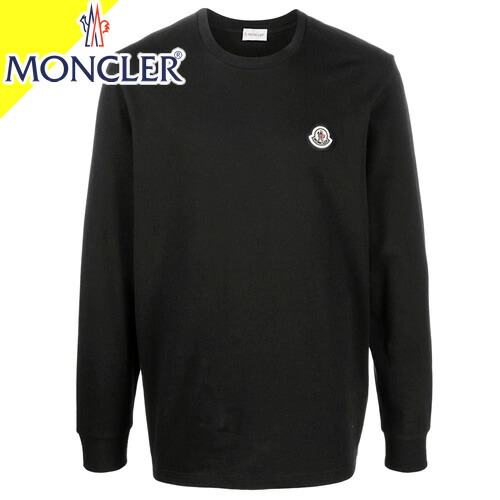 楽天市場】モンクレール Tシャツ 長袖 ロンT 丸首 クルーネック メンズ