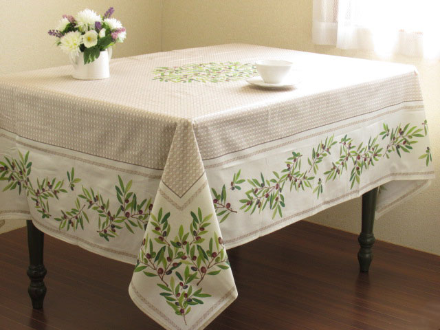 楽天市場】【フランス直輸入】プロバンス撥水加工テーブルクロス（150