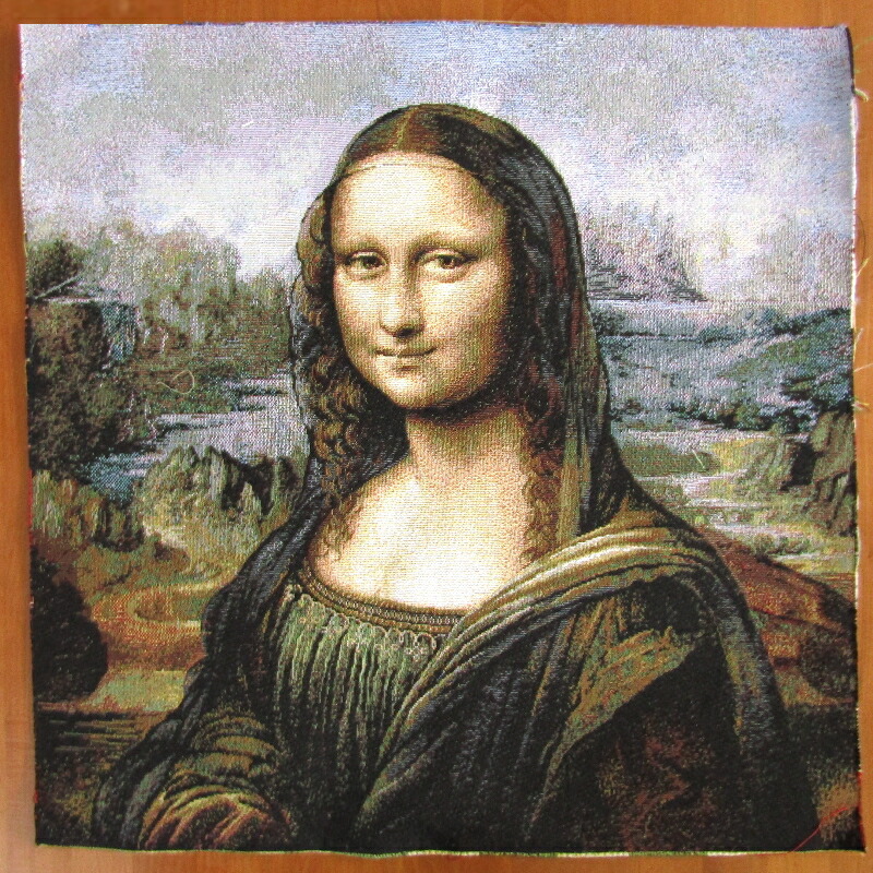 楽天市場】ゴブラン織パネル レオナルド・ダ・ヴィンチ モナリザ