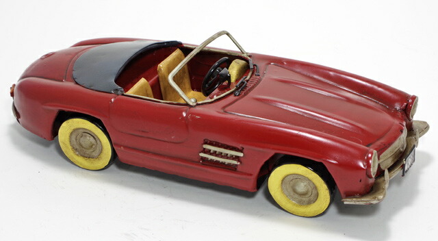 楽天市場】ブリキ おもちゃ MBZ-SL RED（ベンツSL）L25cm ブリキの