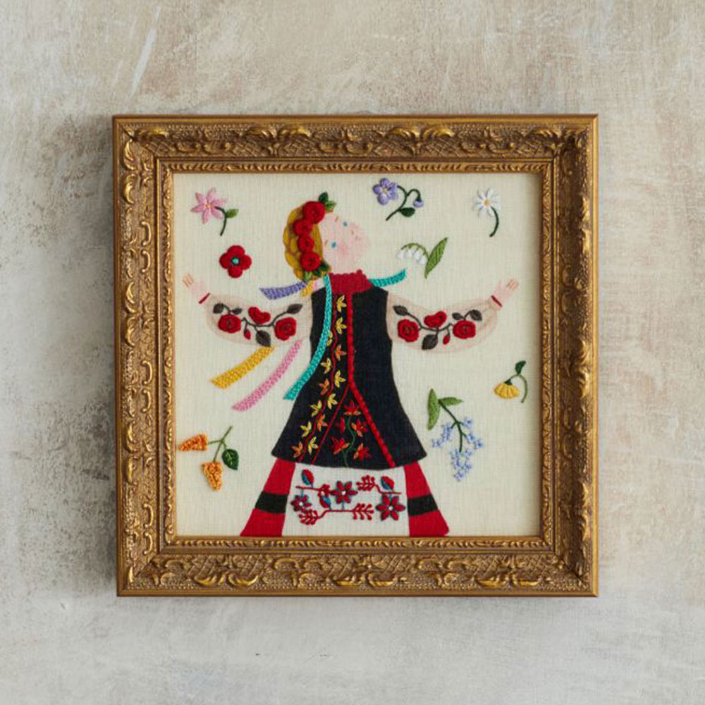 楽天市場】【3/1限定 ポイント2倍】刺繍キット ｜ 柏木リエ さんの民族