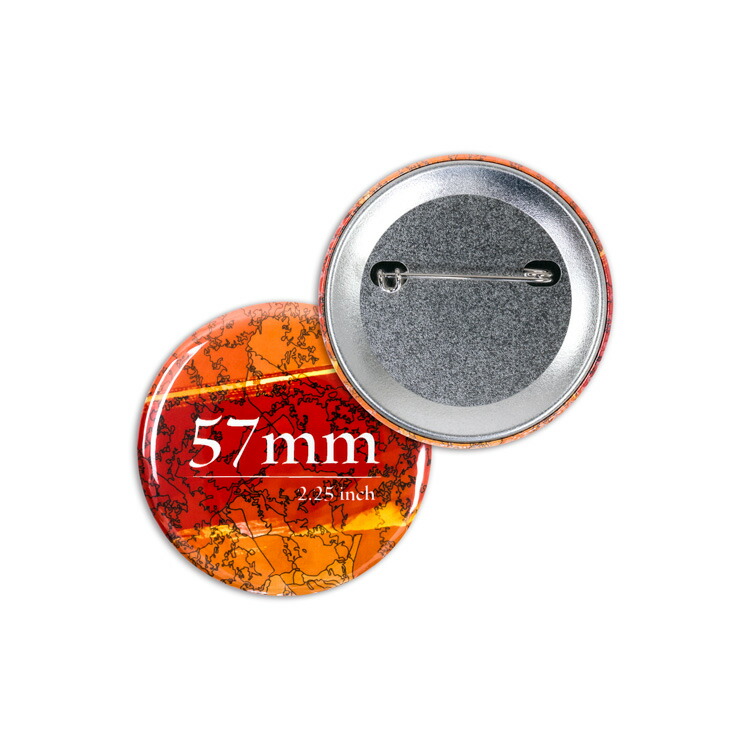 楽天市場】57mm ダブルフックピン 缶バッジパーツセット 250個