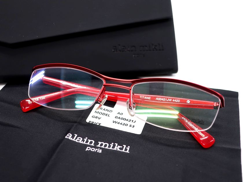 楽天市場】alain mikli アランミクリ イタリア製 TITANE ツーブリッジ