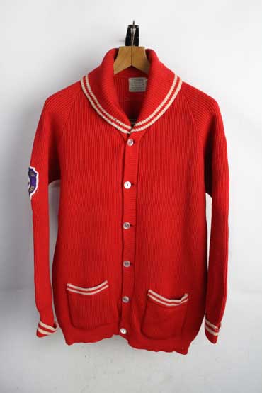 楽天市場】レタードカーディガン ヴィンテージ 1960年代 CLOVER【M