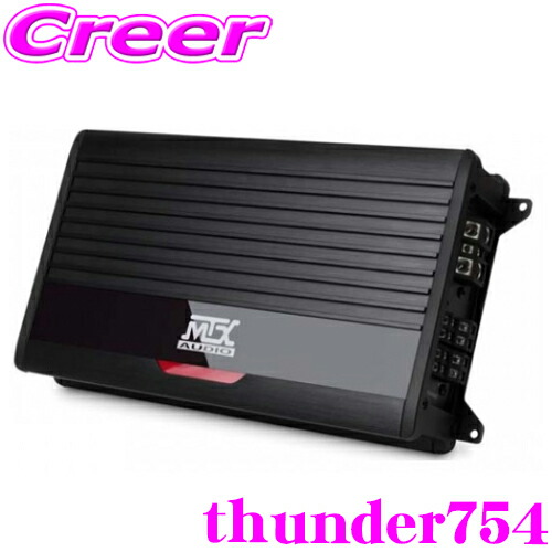 楽天市場】MTX Audio THUNDER75.4 75W×4chパワーアンプ : クレール