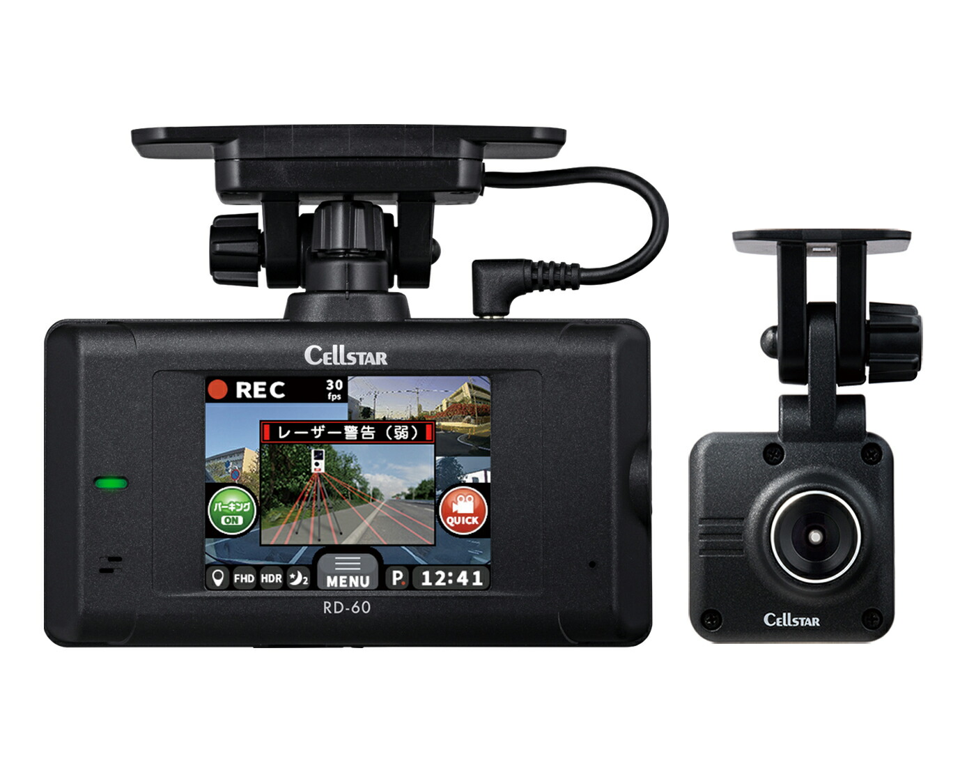 楽天市場】セルスター ドライブレコーダー × レーザー レーダー探知機