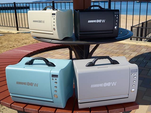 楽天市場】WAVE BOX W BLACK ポータブル 電子レンジ トラフィック