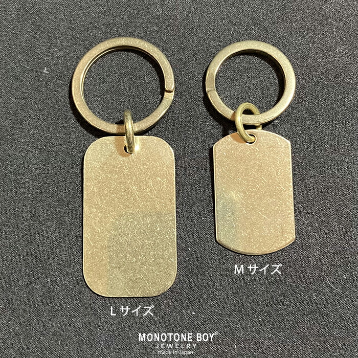 楽天市場】【 日本製 】 真鍮 IDプレート ドッグタグ Mサイズ