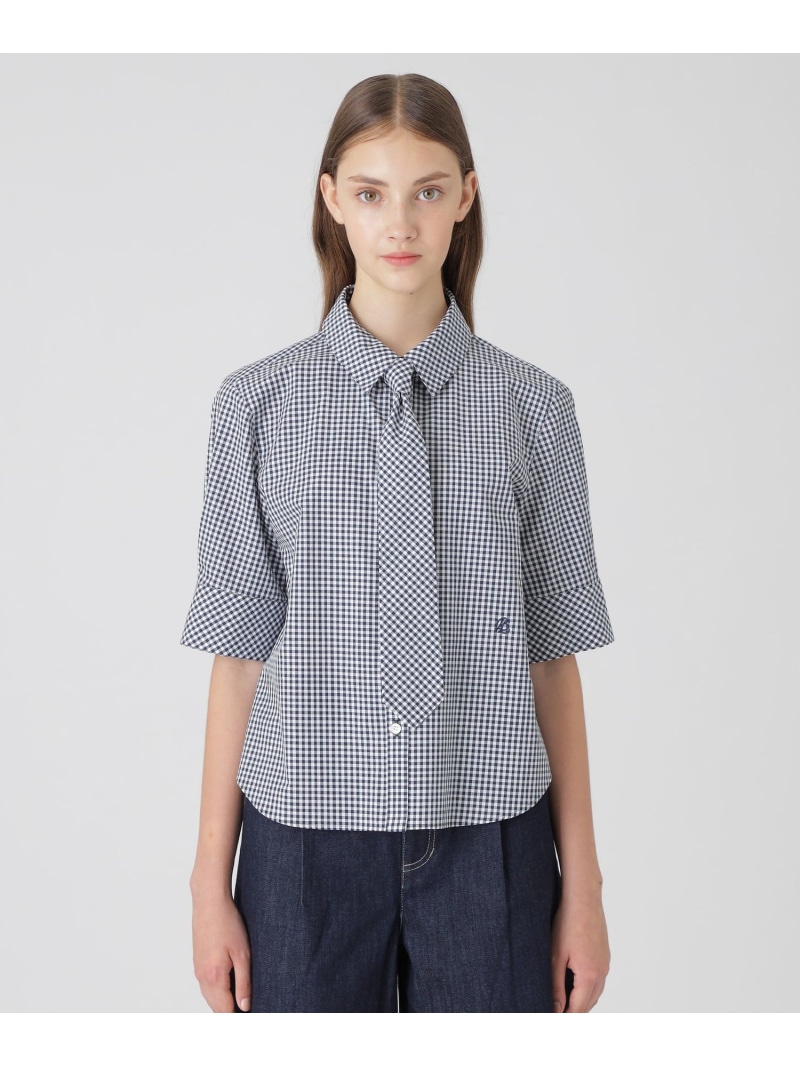 楽天市場】【SALE／21%OFF】クレストブリッジギンガムチェックブラウス