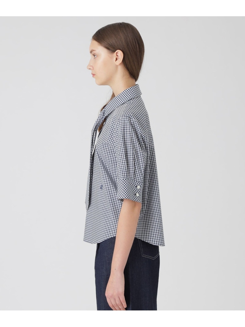 楽天市場】【SALE／21%OFF】クレストブリッジギンガムチェックブラウス