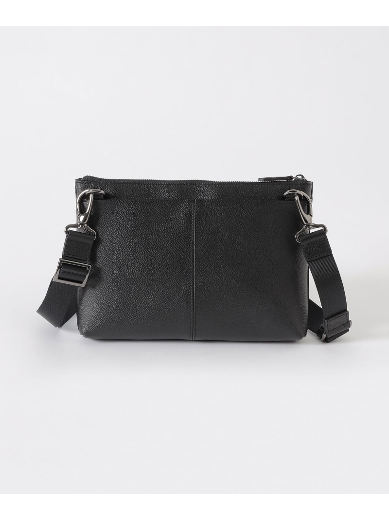 楽天市場】【SALE／33%OFF】エンボスシュリンクレザーサコッシュ BLACK