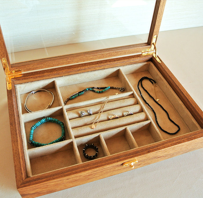 楽天市場】ジュエリーボックス 木製 アクセサリーケース おしゃれ 収納