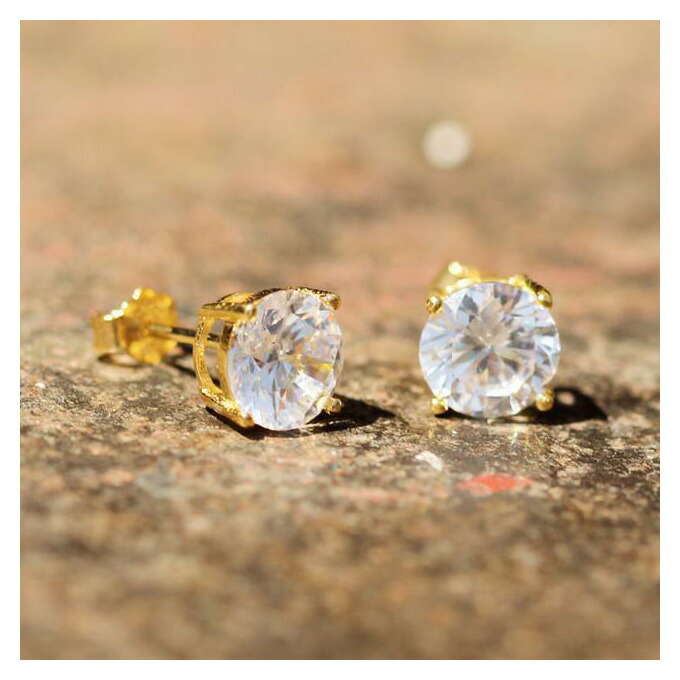 楽天市場】KINGICE キングアイス 【ピアス/6mm】 表面14Kゴールド