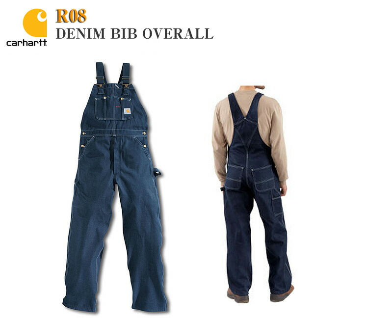 楽天市場】【Carhartt】R08 カーハート デニムオーバーオール作業着