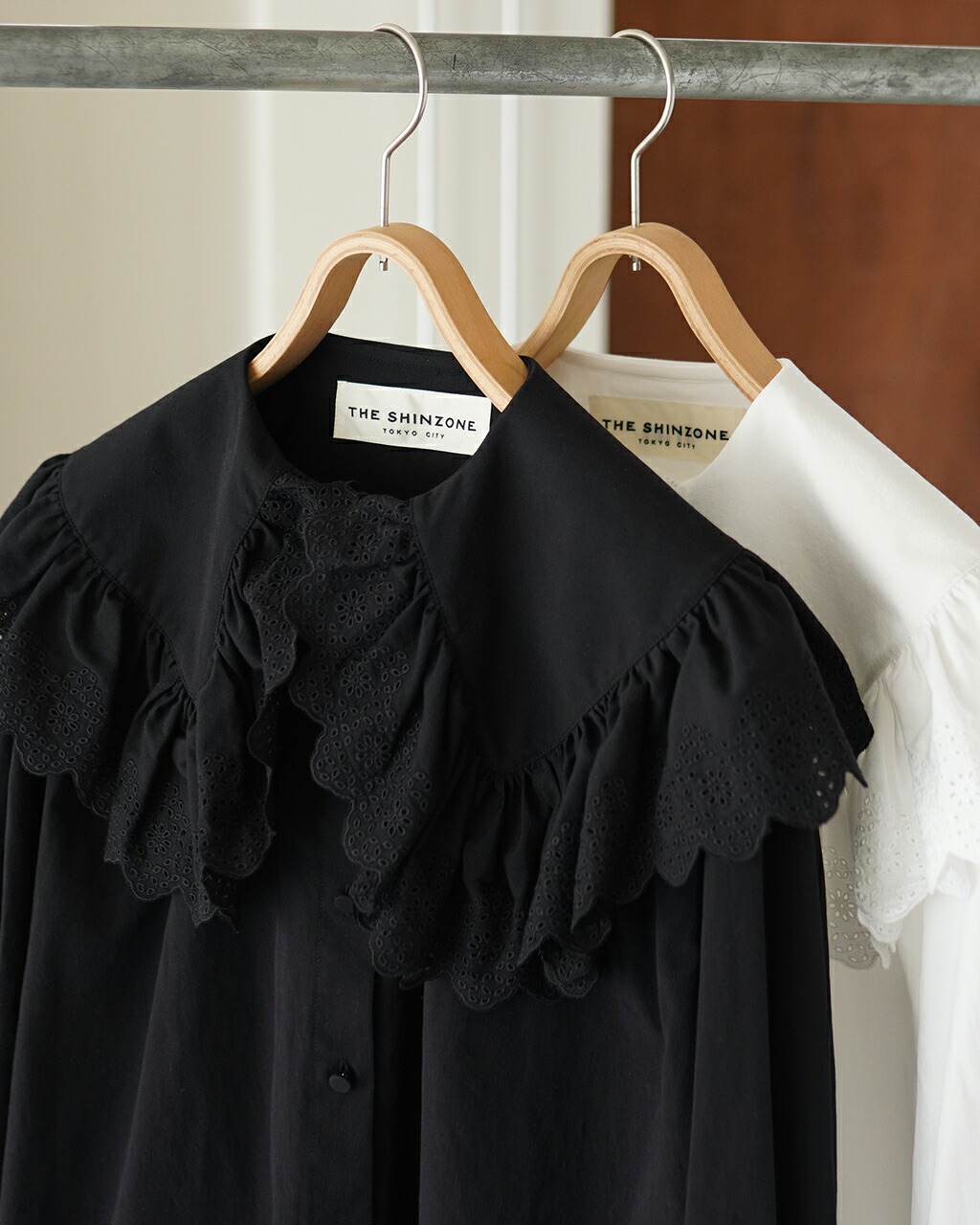 楽天市場】シンゾーン THE SHINZONE レースカラーブラウス レディース