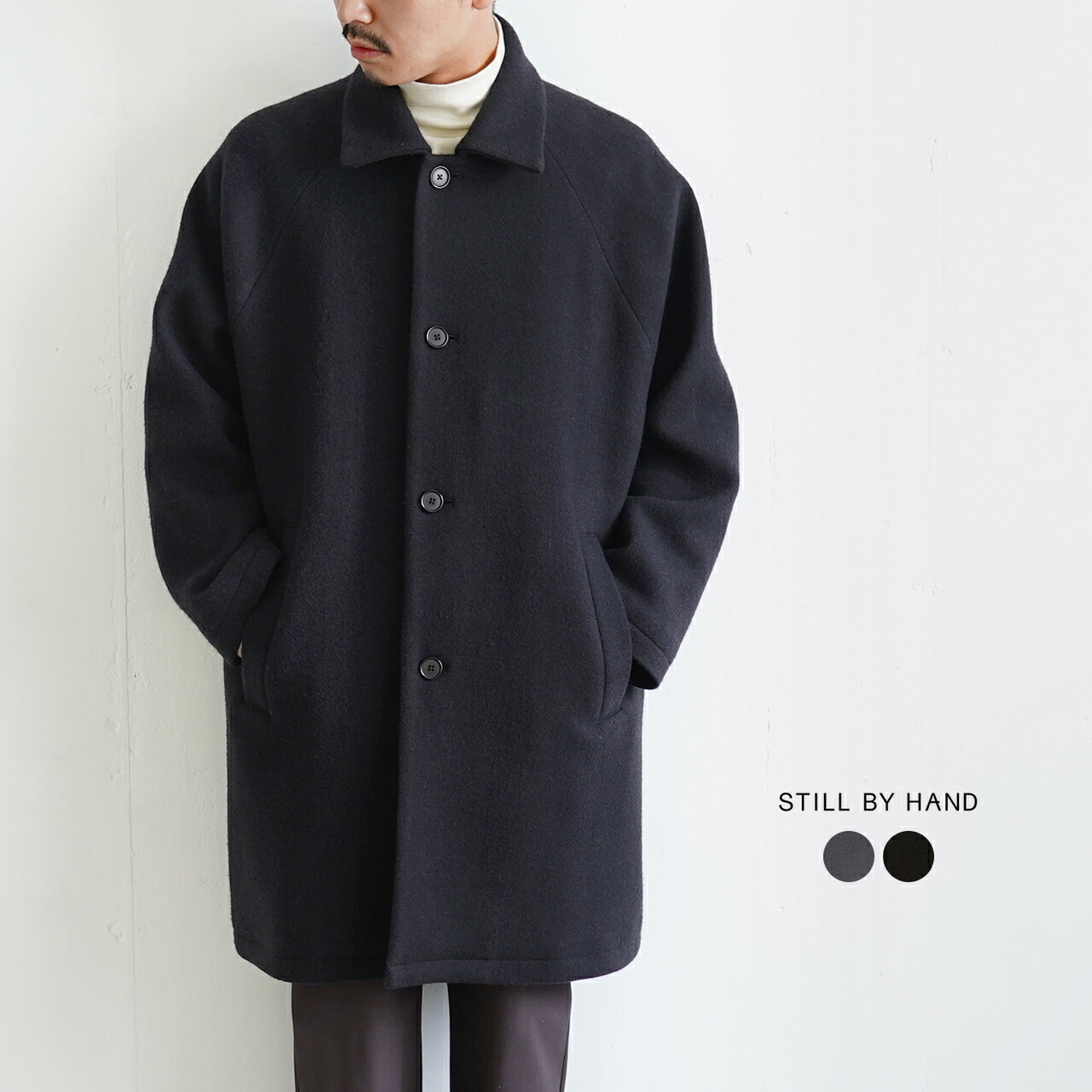 楽天市場】スティルバイハンド オーバーサイズ ウールメルトン