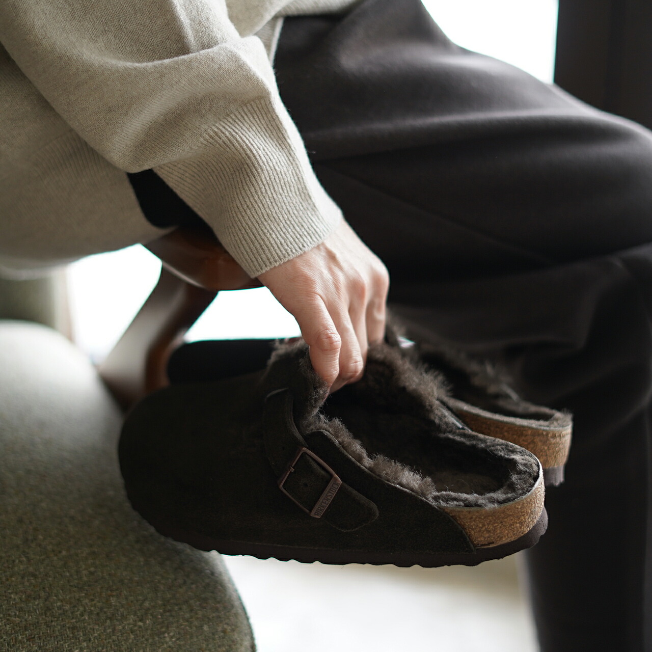 楽天市場】ビルケンシュトック BIRKENSTOCK ボストン シアリング