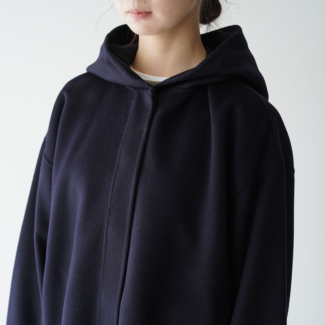 楽天市場】ミズイロインド mizuiro ind ウール フード付き ショート