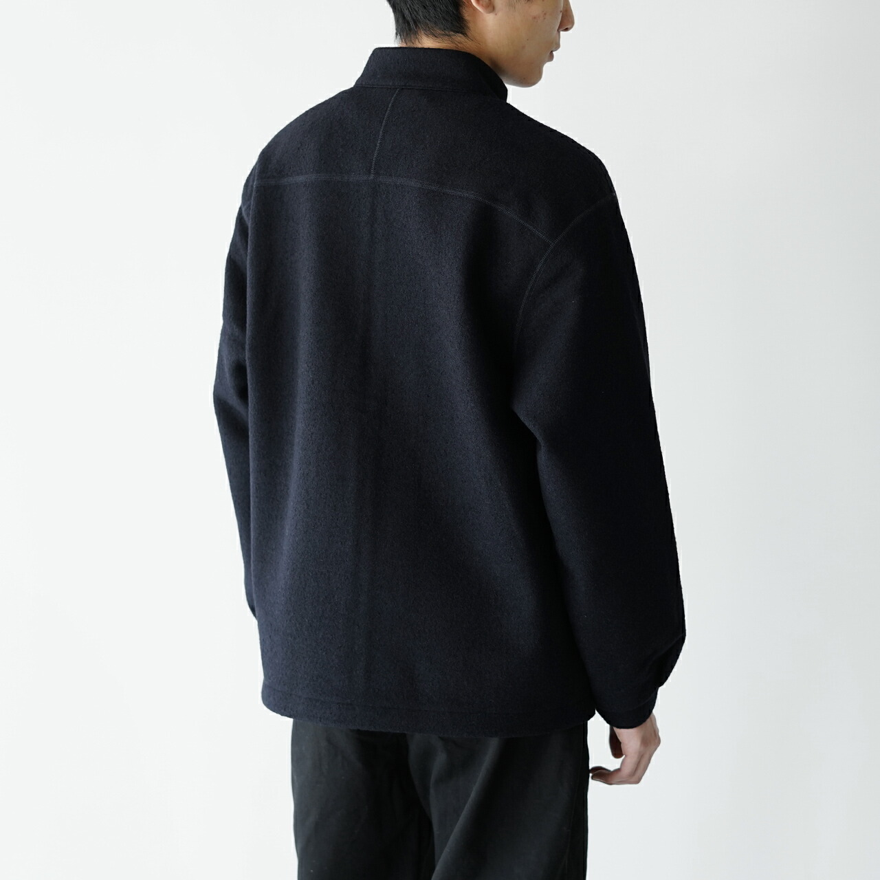 楽天市場】スティルバイハンド STILL BY HAND フリース ウール ジップ