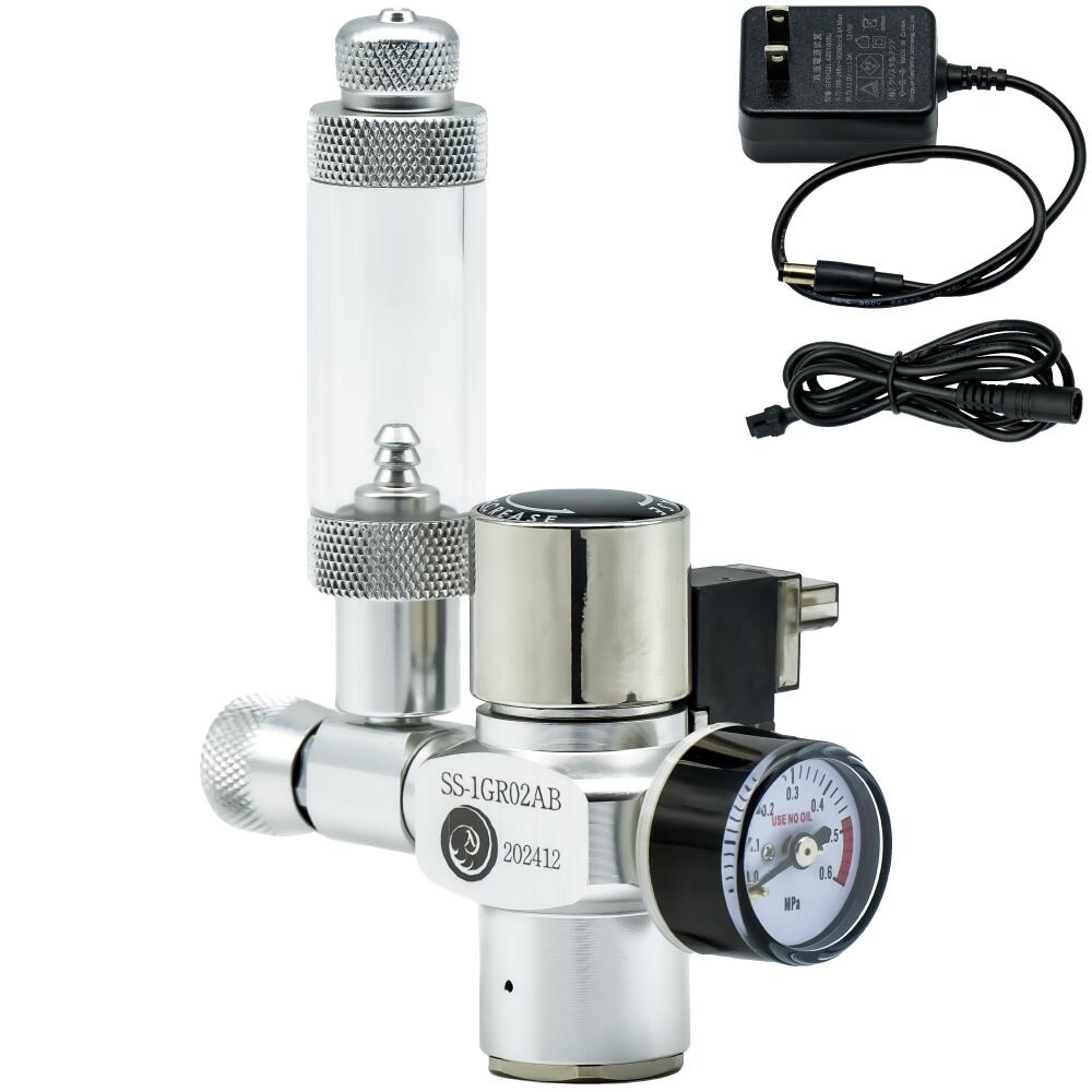 楽天市場】クリスタルアクア CO2レギュレーターSS-1GR02AB：低流量