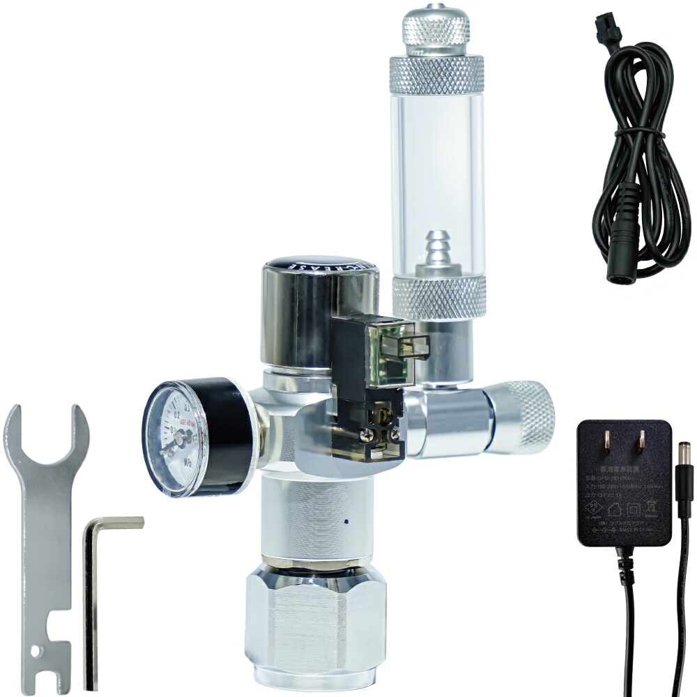 楽天市場】クリスタルアクア CO2レギュレーターSS-1GR02AB：低流量