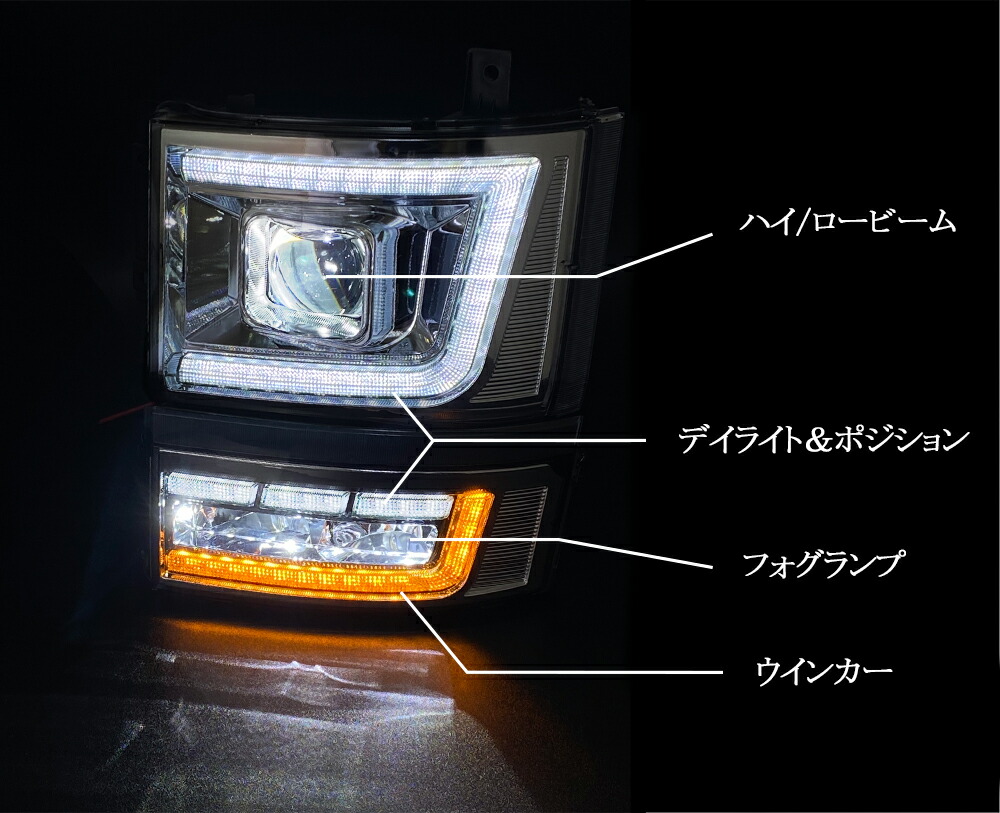 楽天市場】【車検対応】いすゞ NEWギガ 純正ハロゲン/HID車用 LED