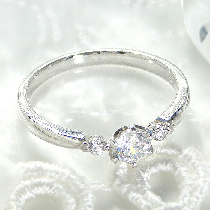 楽天市場】pt900 一粒 ダイヤモンドリング【0.38ct】/【送料無料】【代