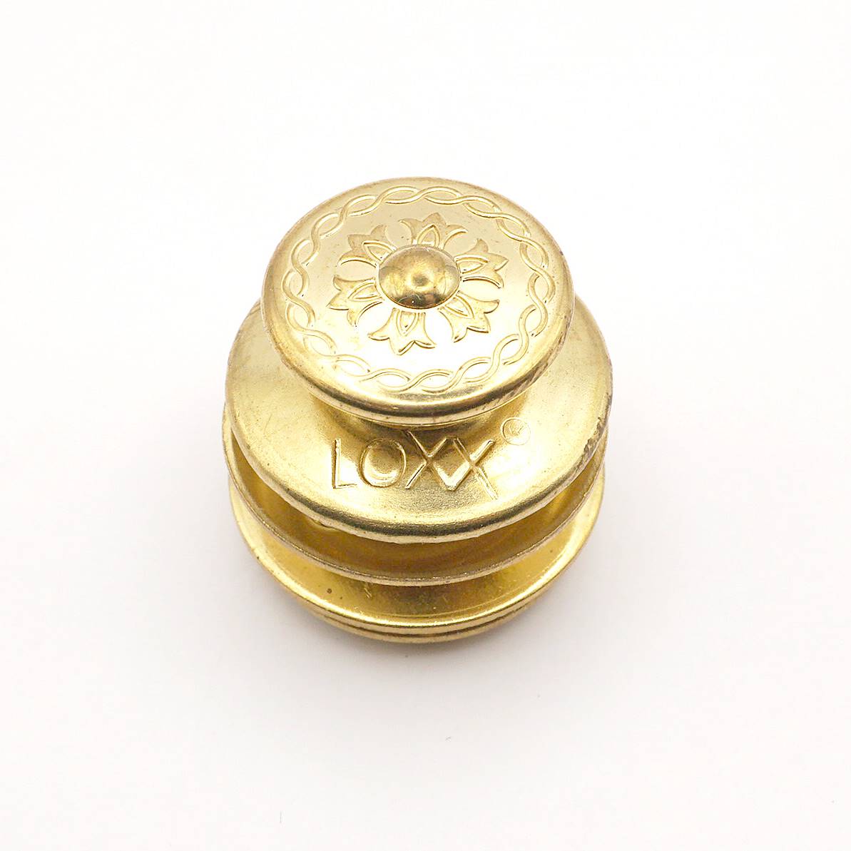 楽天市場】LOXXドイツホック 柄 ニッケル・アンティーク・真鍮生地 1個