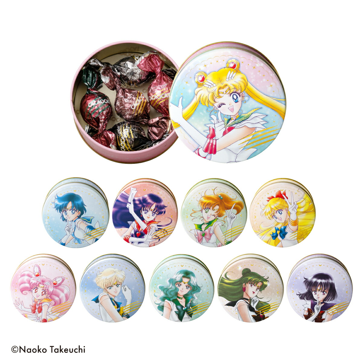 楽天市場】【DADACA公式】CACAOCAT缶 5個入『美少女戦士セーラームーン