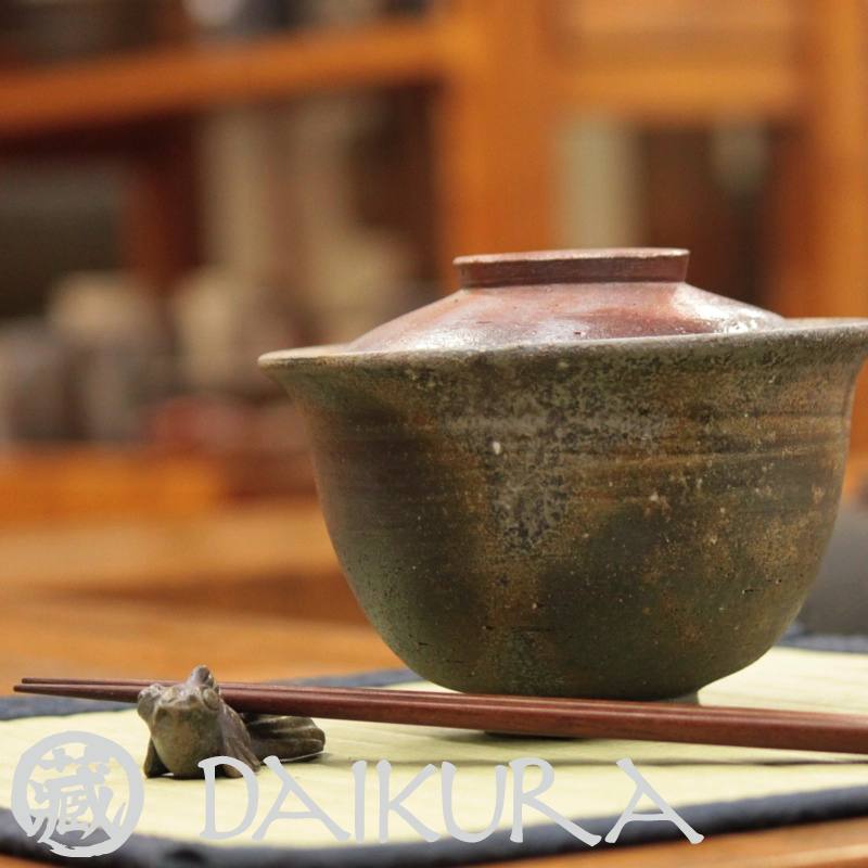 楽天市場】備前焼のどんぶり茶碗 蓋付き 小川弘藏作 : 備前焼のお店DAIKURA