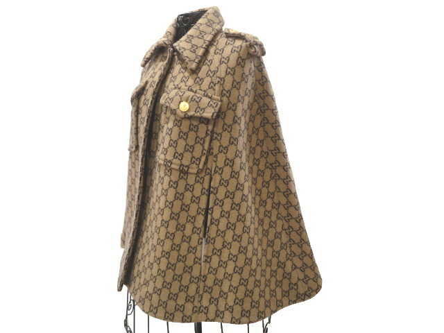 楽天市場】【新品】【未使用品】GUCCI グッチ GG ウールケープ XS