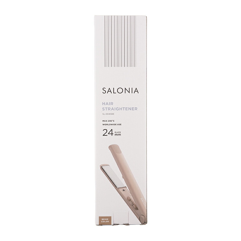 楽天市場】SALONIA サロニア ストレートアイロン ヘアアイロン 24mm