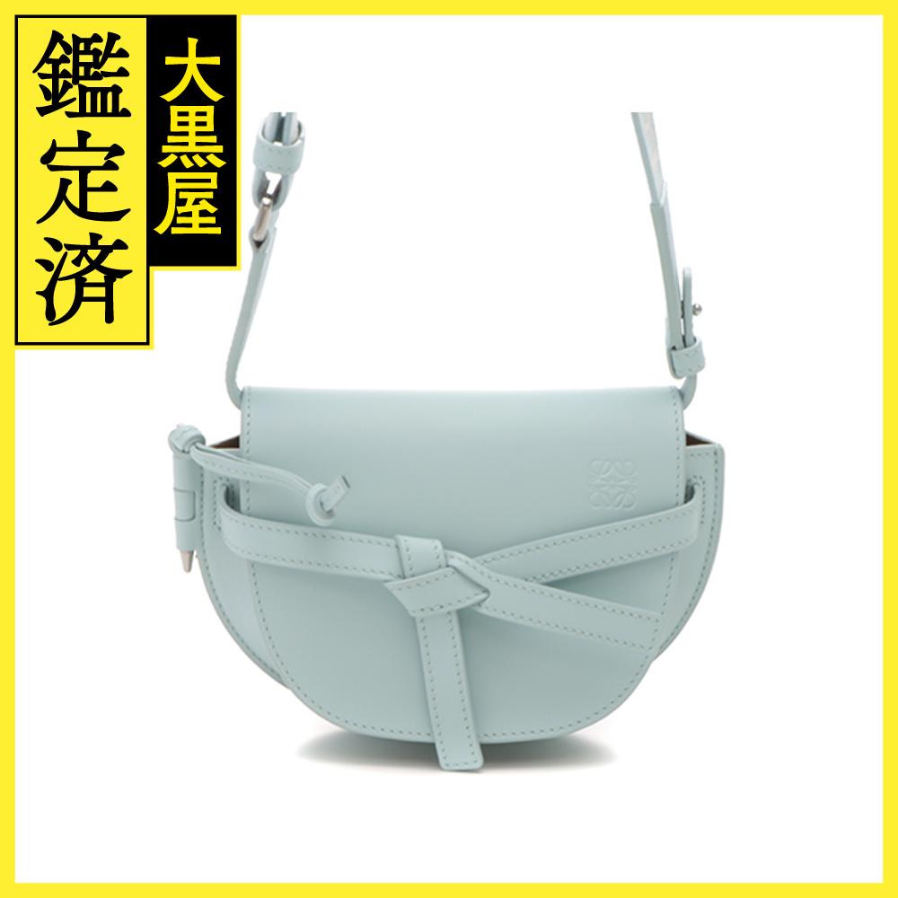 楽天市場】LOEWE ロエベ ゲートデュアルバッグミニ ブルーアイスバーグ