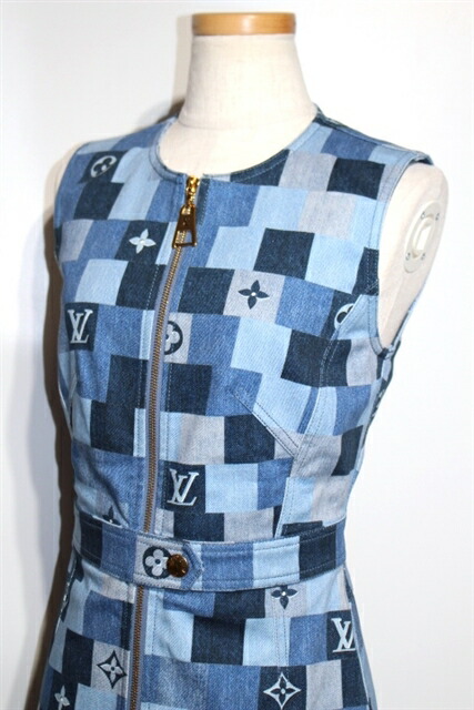 楽天市場】LOUIS VUITTON ルイヴィトン ジップアップ ワンピース