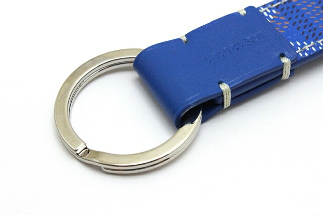 楽天市場】GOYARD ゴヤール キーリング ブルー コーティングキャンバス