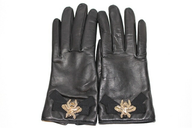 楽天市場】GUCCI グッチ 衣料品 手袋 グローブ 7ハーフ ブラック