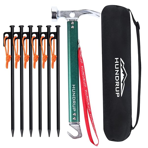 MSRアルミペグ12本ハンマー MSRアルミペグ12本ハンマー アウトドア用品