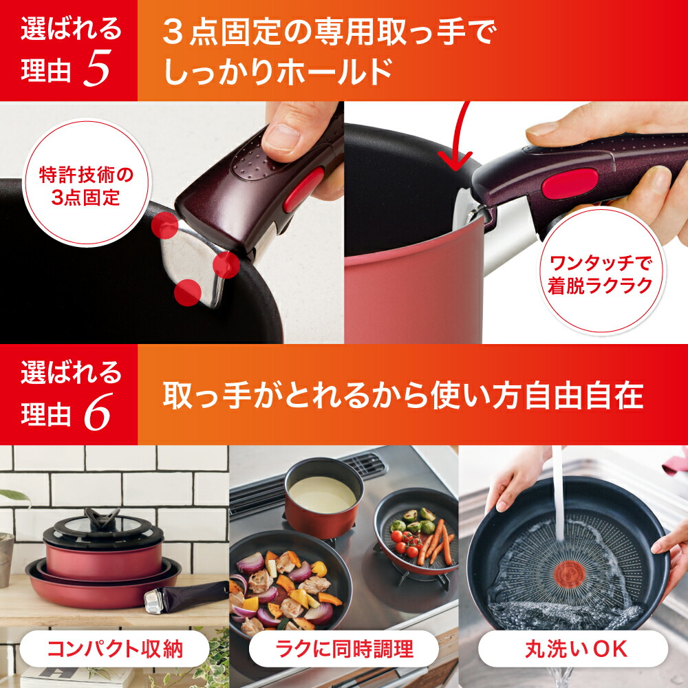 土休日特価】ティファール グレース フライパン ステンレスIHガス火 2