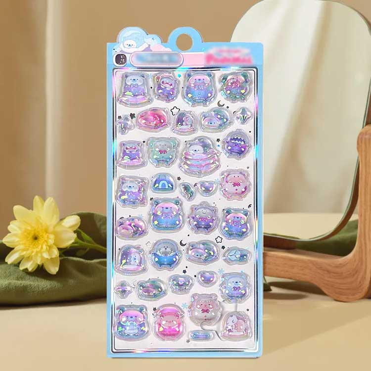 楽天市場】ドロップシール ぷくぷくシール 可愛い シール ボンボン