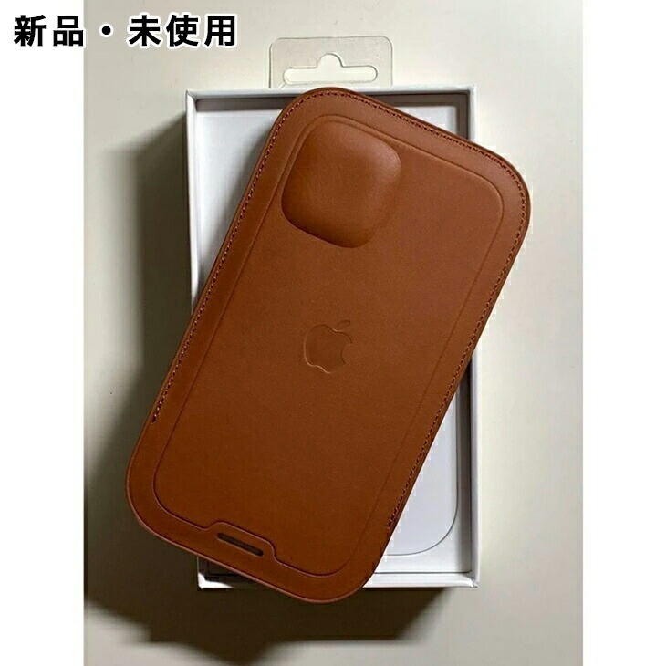 楽天市場】Apple純正 iPhone 12 mini レザースリーブ・サドルブラウン