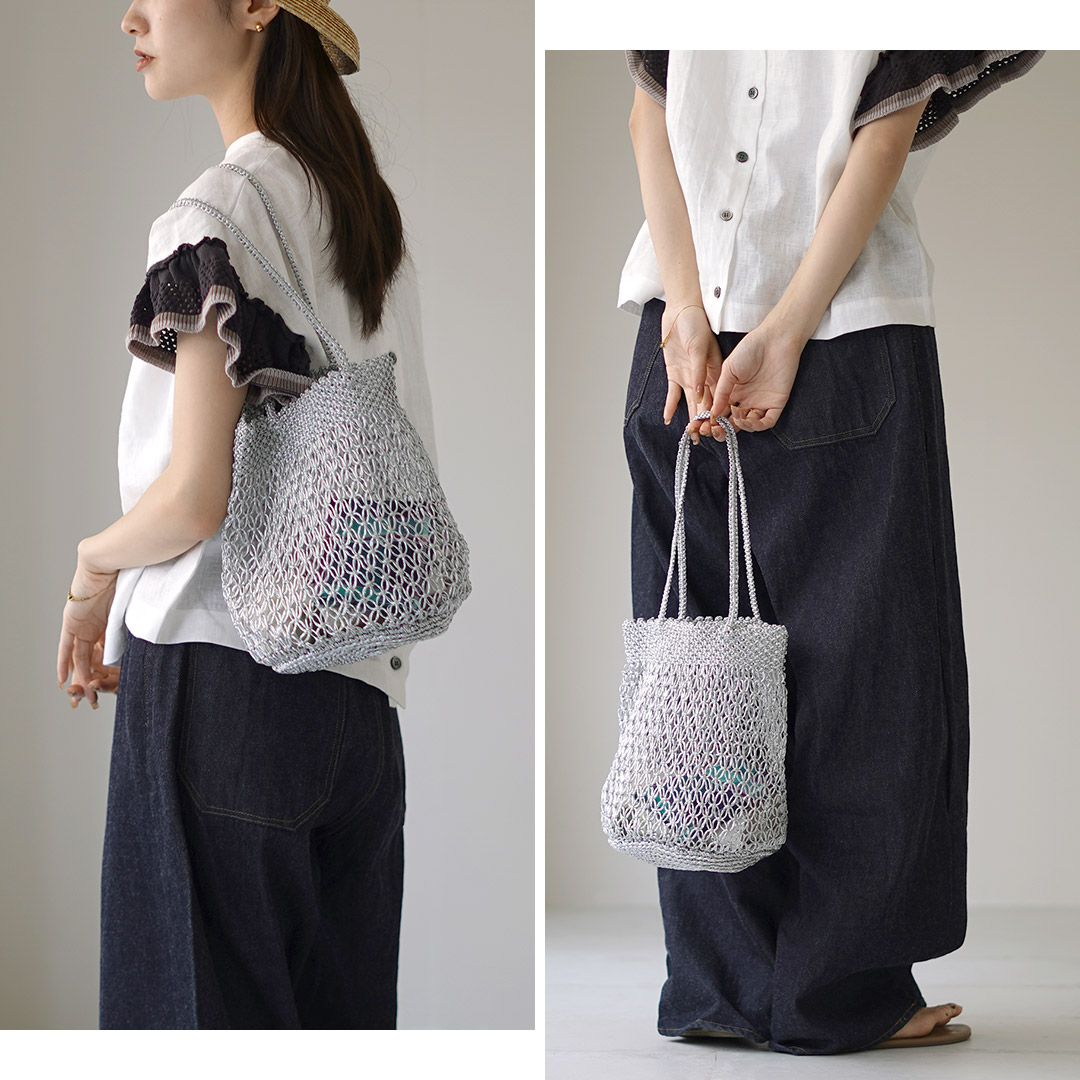 楽天市場】【動画あり】BAGMATI（バグマティ） メッシュ コード編み