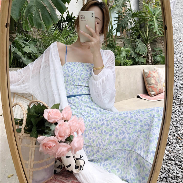 楽天市場】ワンピース レディース 花柄 キャミソール 大柄 小花柄 膝丈