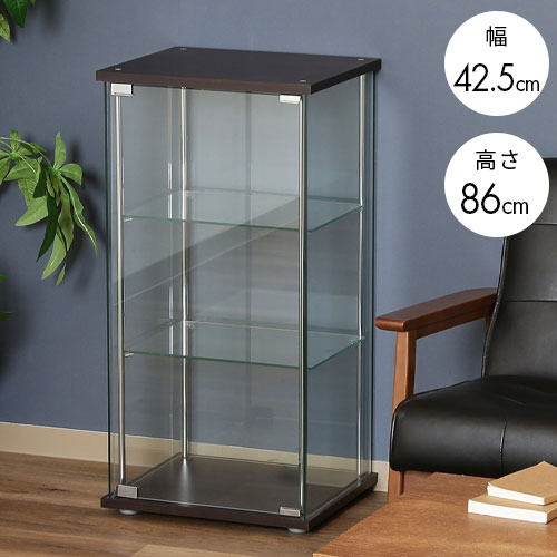 楽天市場】ガラスコレクションケース 3段 96049 3段 不二貿易