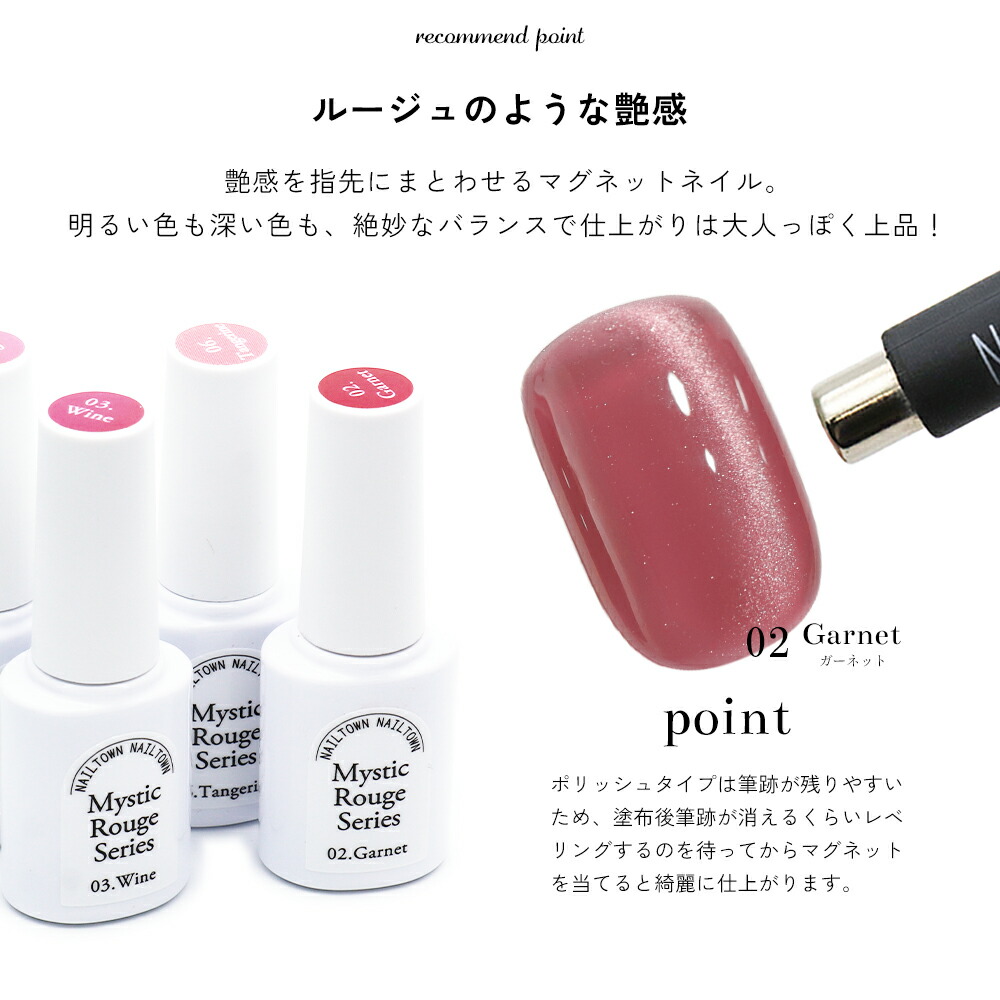 楽天市場】輝く粒子 マグネットネイル ネイルタウンジェル ポリッシュ